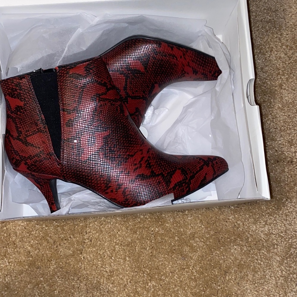 Snakeskin boots